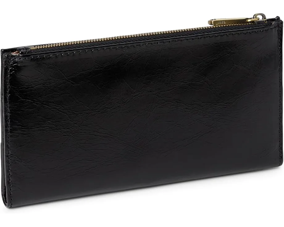 Большой кожаный кошелек HOBO Jill с десятью отделениями для карт