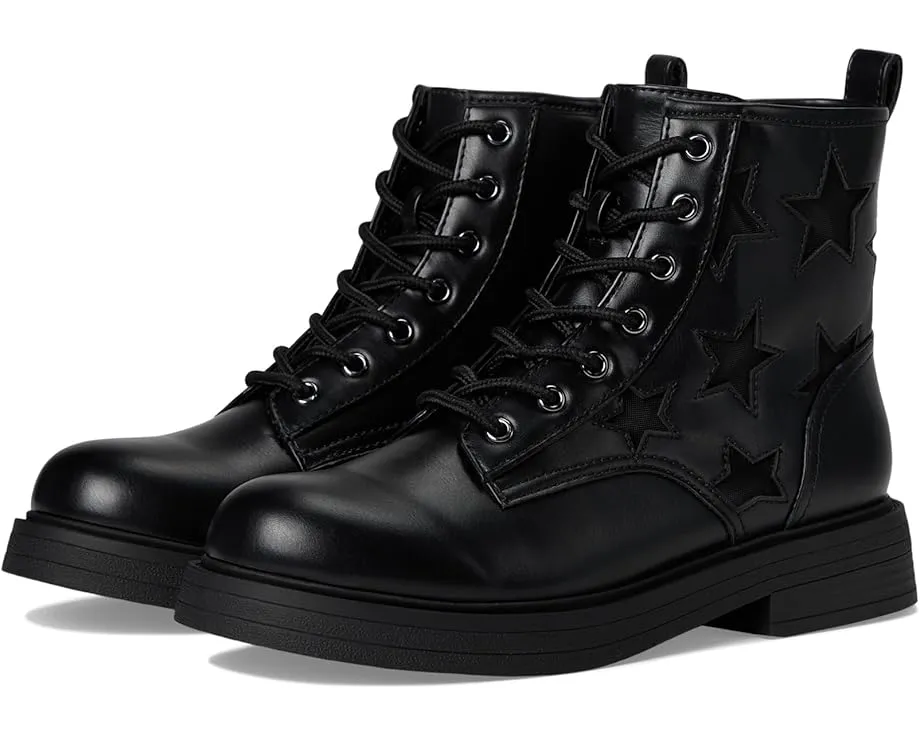 Ботинки Steve Madden Kids ICONIC до икры с круглым носком и шнуровкой