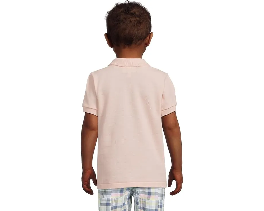 Детское поло Lacoste Kids Petit Pique из хлопкового пике с вышитым крокодилом