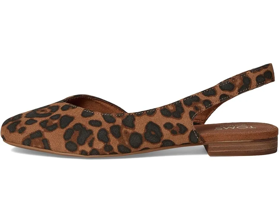 TOMS Балетки Alene с квадратным носком и мини каблуком