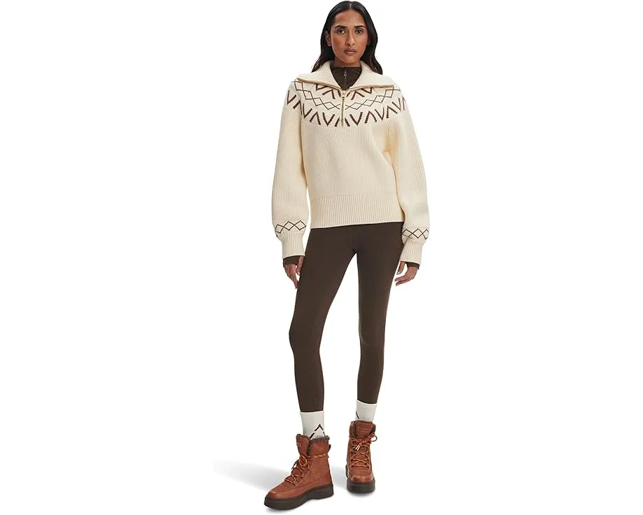 Varley свитер Sigrid Fairisle 1/2 Zip Knit