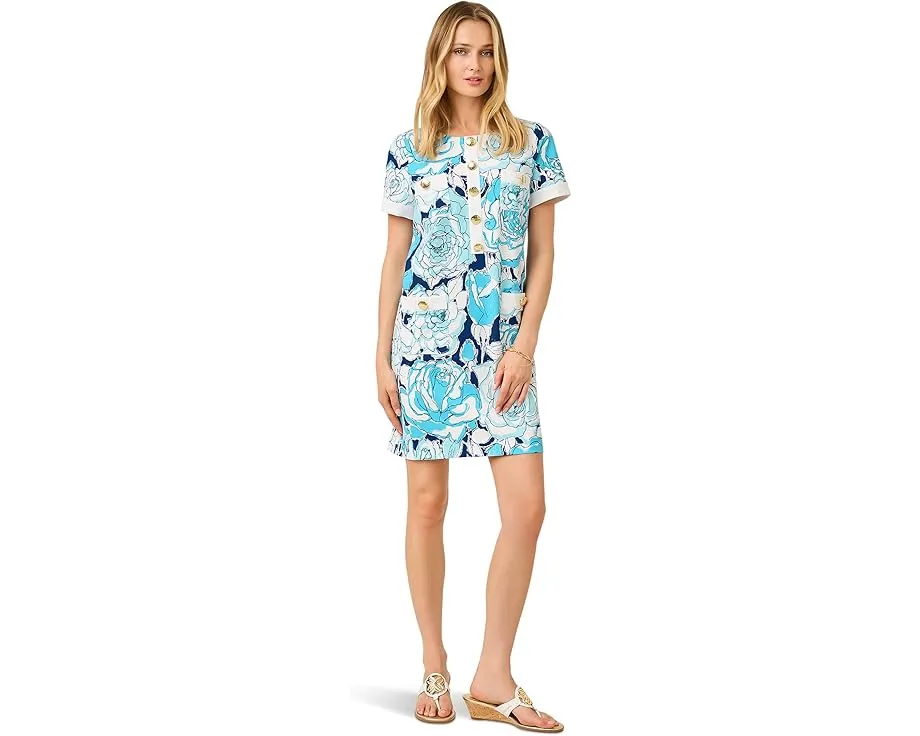 Платье-трапеция Locklyn с контрастными планками Lilly Pulitzer