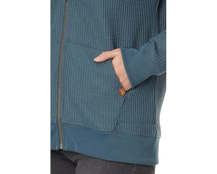 Толстовка L.L.Bean Birchwood Brushed Waffle с капюшоном и молнией