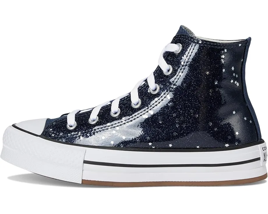 Блестящие кеды Converse Chuck Taylor All Star Eva Lift Glitter на платформе