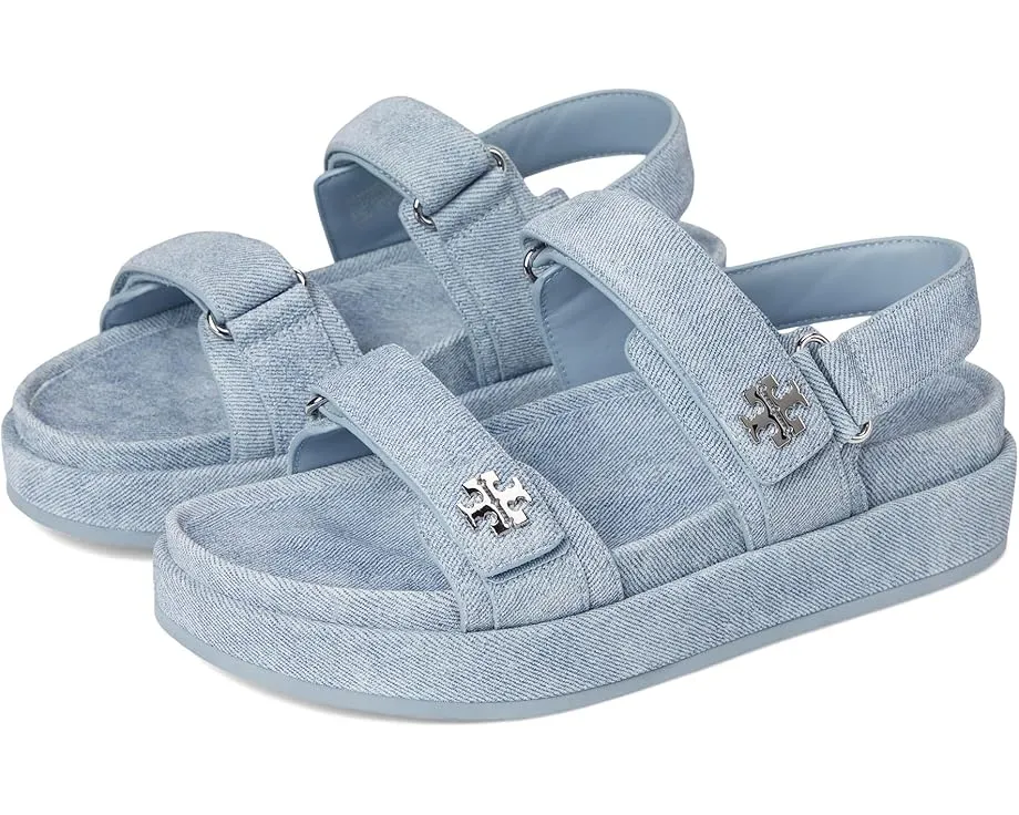 Спортивные сандалии Tory Burch Kira с кожаной стелькой и резиновой подошвой