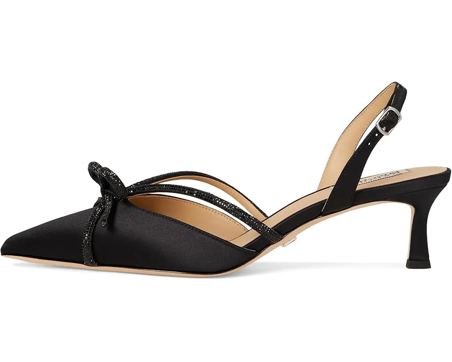 Туфли Badgley Mischka Angelina на каблуке kitten heel с отделкой стразами