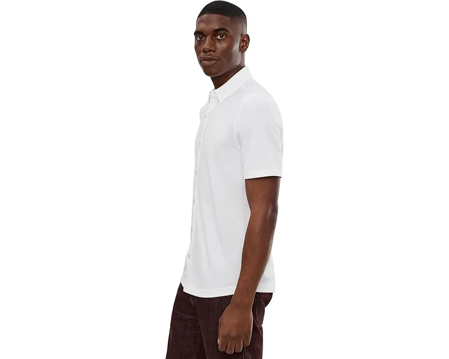 Трикотажная рубашка Bennett Short-sleeve Knit Shirt от Johnston & Murphy