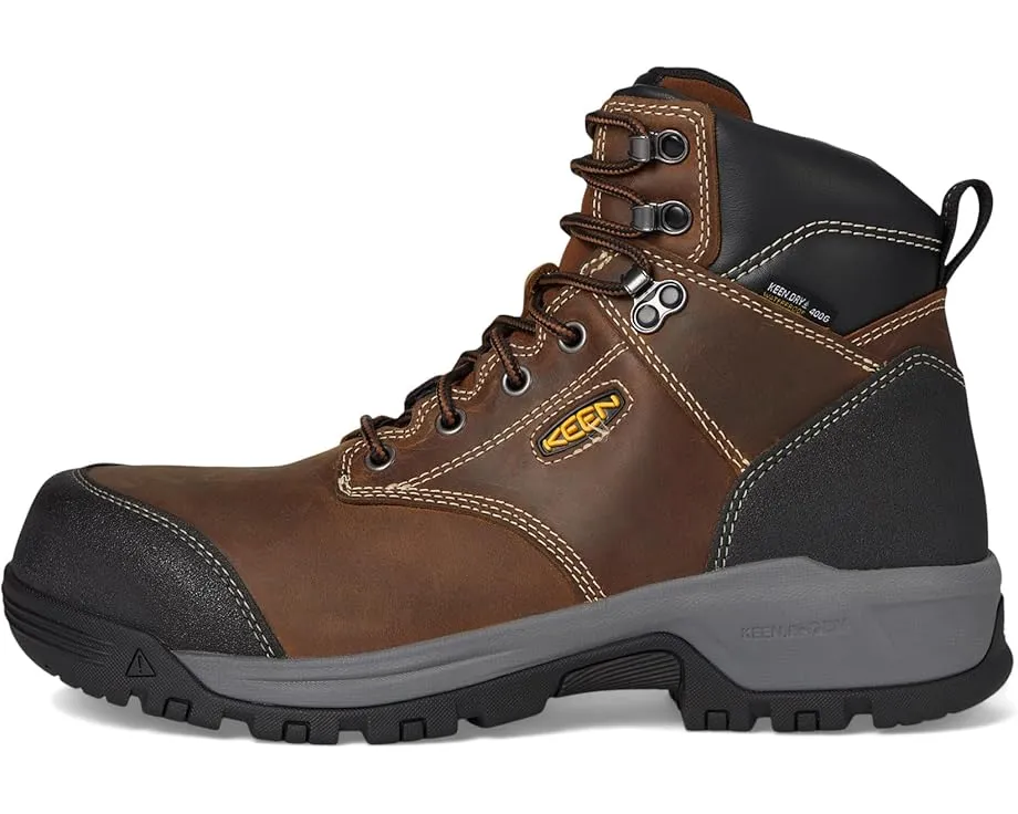 Рабочие ботинки KEEN Utility Evanston 6 дюймов (15.24 см) с композитным носком, водонепроницаемые, утепленные 400G