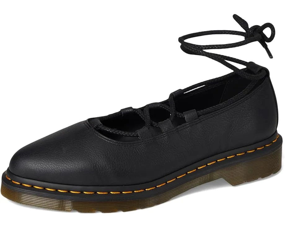 Балетки Elphie II от Dr. Martens с острым носком и шнуровкой