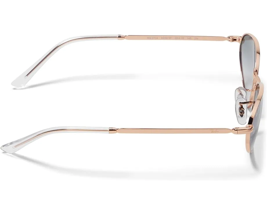 Солнцезащитные очки Ray-Ban 0RB3734 с металлической оправой