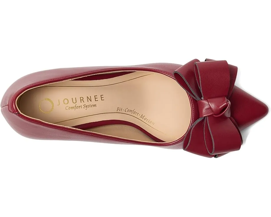 Туфли-лодочки Journee Collection Crystol с бантом и каблуком-шпилькой