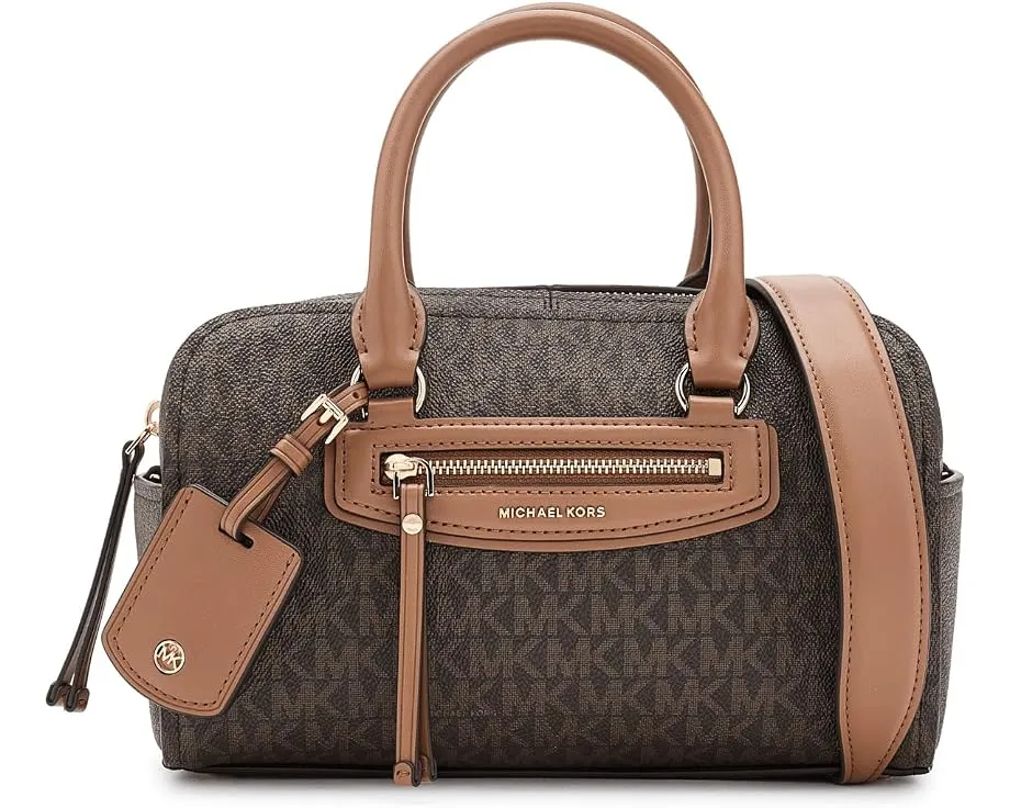 Сумка MICHAEL Michael Kors Jet Set Travel Extra Small Duffle через плечо с принтом лого