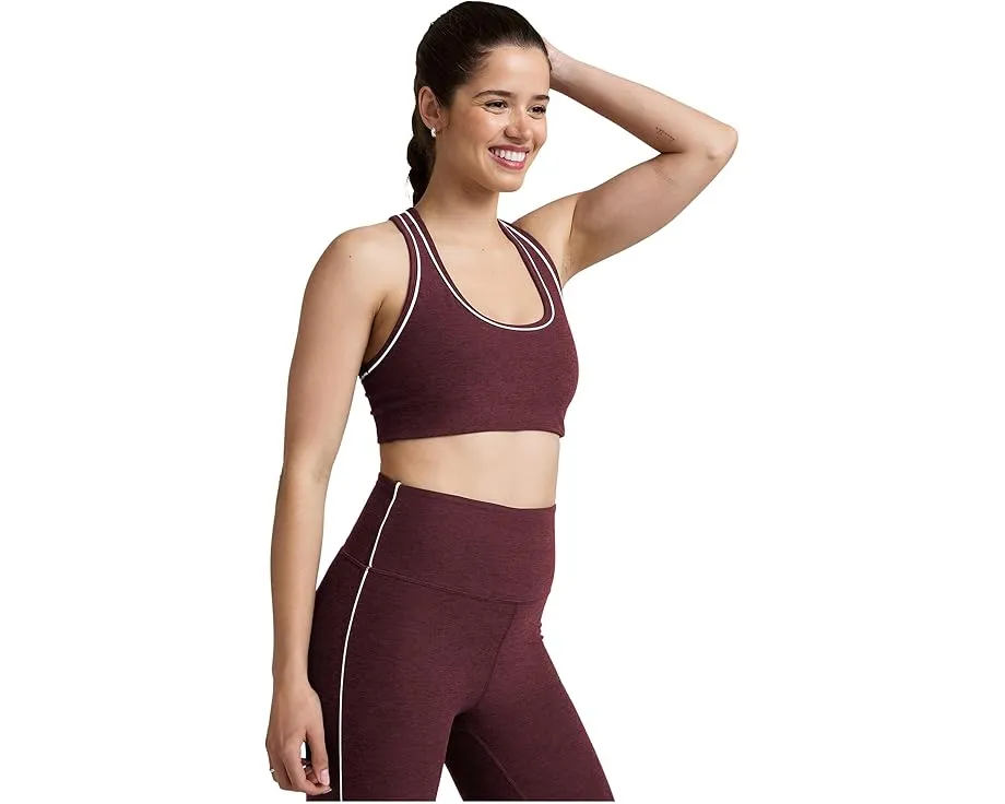 Бюстгальтер Beyond Yoga Spacedye Ready с контрастной окантовкой для средних нагрузок