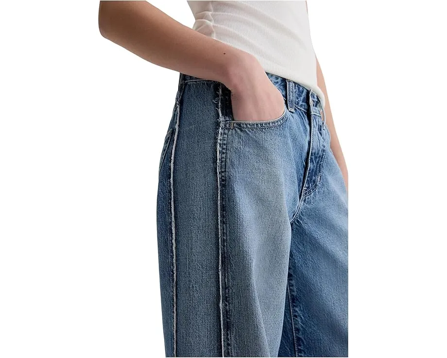 Джинсы AG Jeans Adria с заниженной талией и широкими штанинами в цвете Socialite