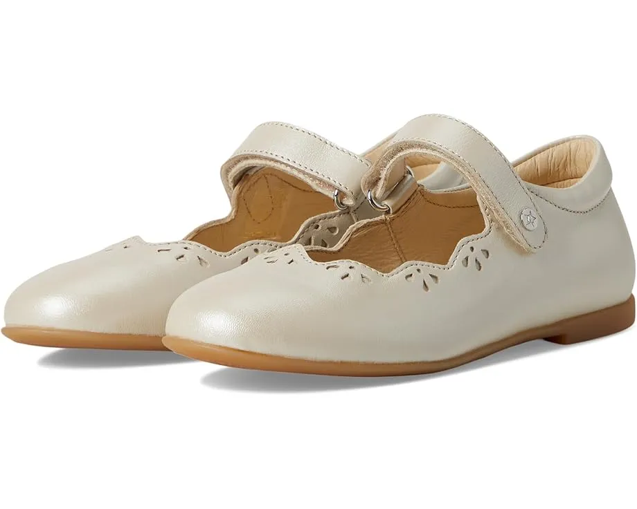 Детские балетки Naturino Olya с перфорацией и ремешком на липучке