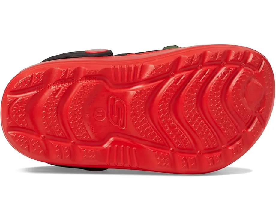 Детские светящиеся сланцы Skechers Swifters T Rex Brights