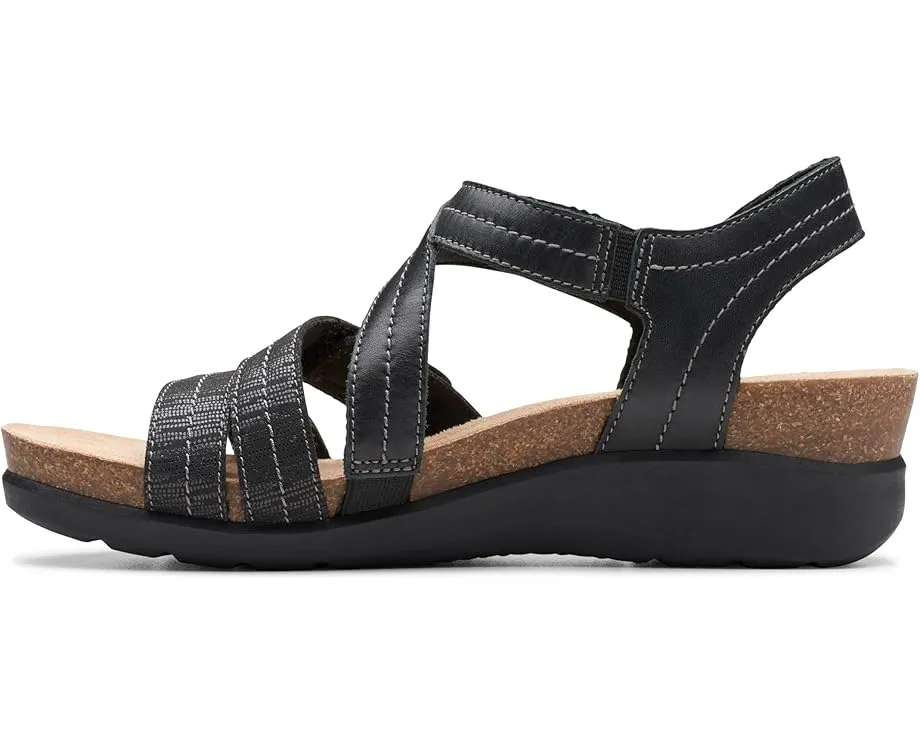 Босоножки Clarks Calenne Clara на клине с ремешками из кожи