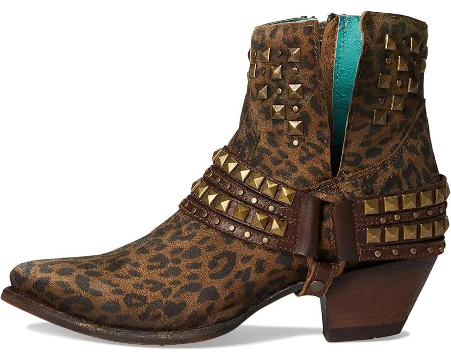 Corral Boots ботинки Z2027 с принтом леопард и молнией