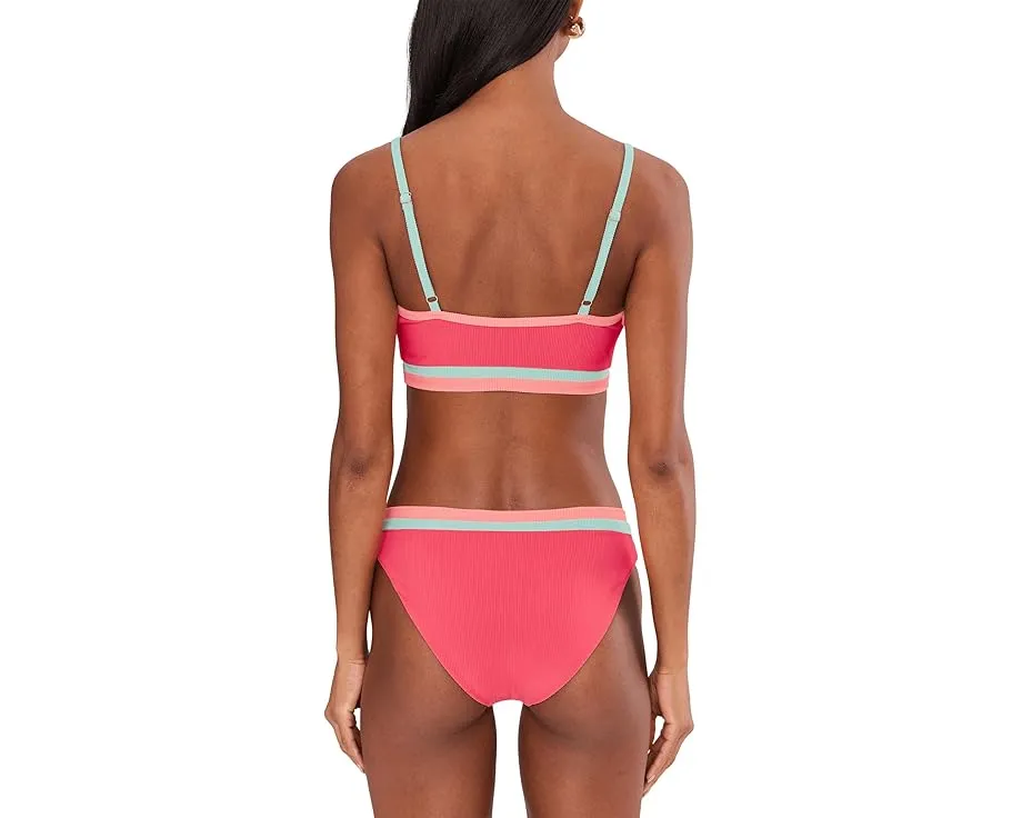 Купальный топ Val Top с цветными блоками и регулируемыми бретелями от Beach Riot