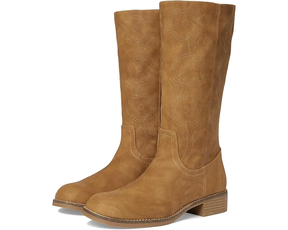 Ботинки Steve Madden Kids Riggs до колена с квадратным носком