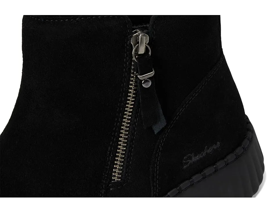 Ботинки SKECHERS Wilshire Blvd с замшевым верхом, клиновидным каблуком и стелькой Memory Foam