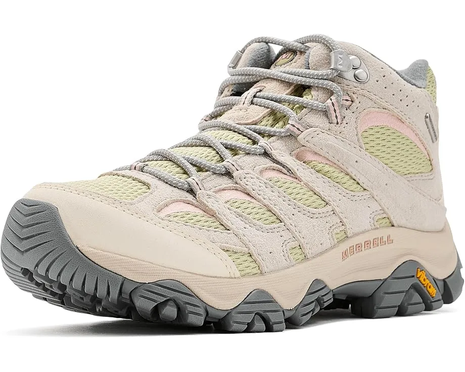 Водонепроницаемые треккинговые ботинки Merrell Moab 3 Mid с мембраной и подошвой Vibram