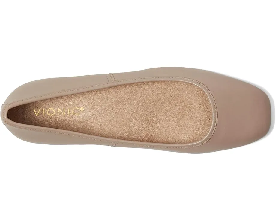 Балетки Vionic Orinda Skimmers с квадратным носком и ортопедической стелькой