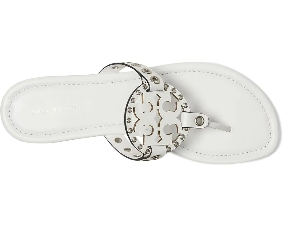 Босоножки Tory Burch Miller Eyelet с металлическими люверсами и логотипом