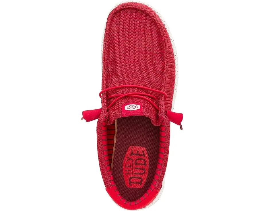 Обувь Hey Dude Wally Stretch Sox с эластичными шнурками и съемной стелькой