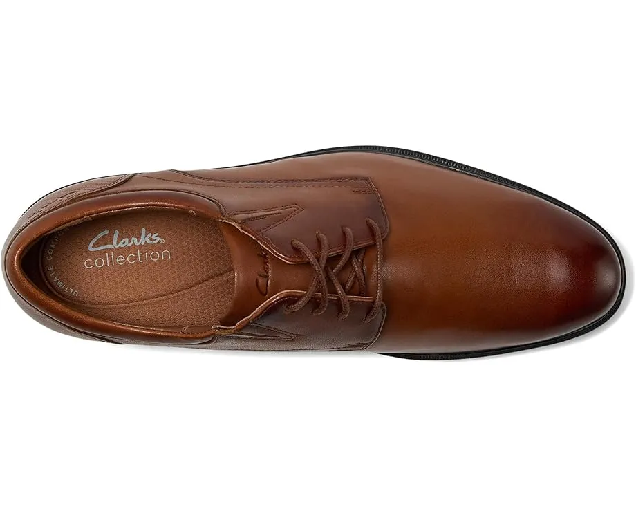 Туфли Clarks Steadwell Lace с миндалевидным носком и противоскользящей подошвой