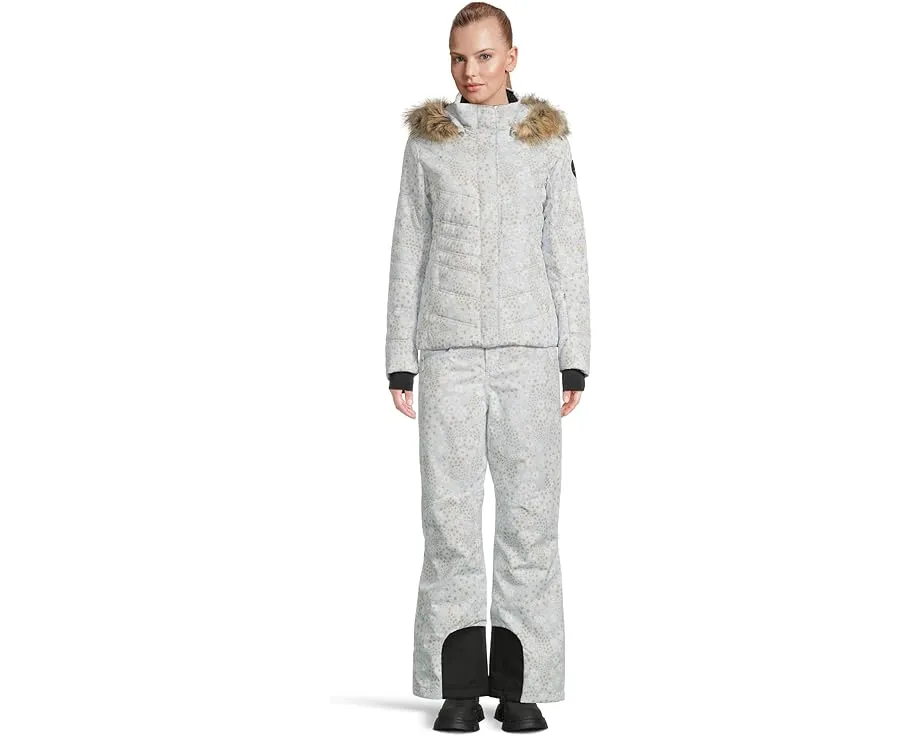 Лыжные штаны Obermeyer Malta Print с утеплителем Thermore из переработанных материалов REPREVE