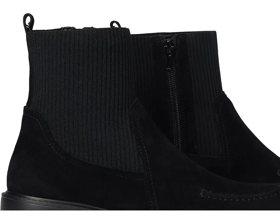 Ботинки Vaneli Nalda из замша с круглым носком и молнией