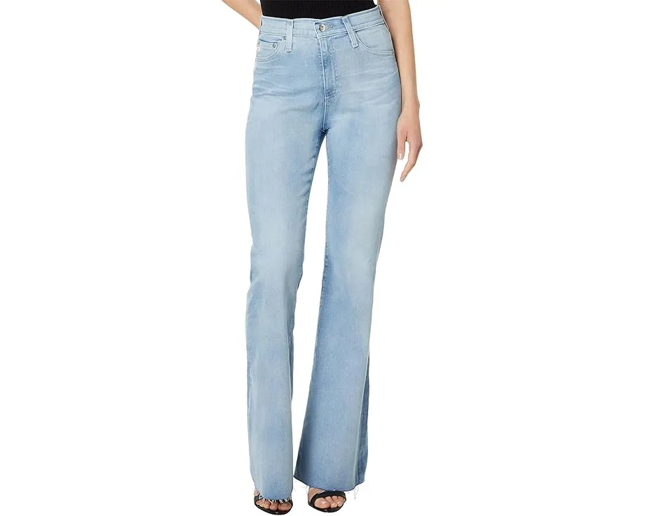 Джинсы AG Jeans Madi Super High Rise Flare с очень высокой посадкой и расклешенным низом