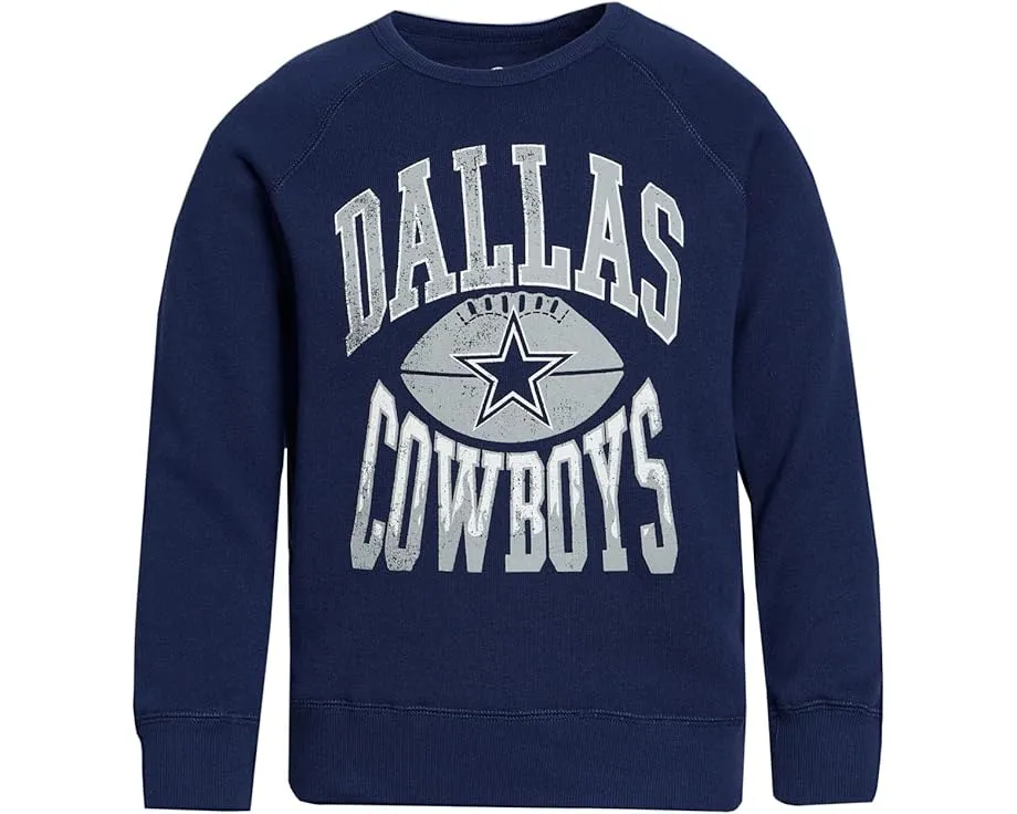 Толстовка NFL Dallas Cowboys реглан из флиса для детей Junk Food Clothing