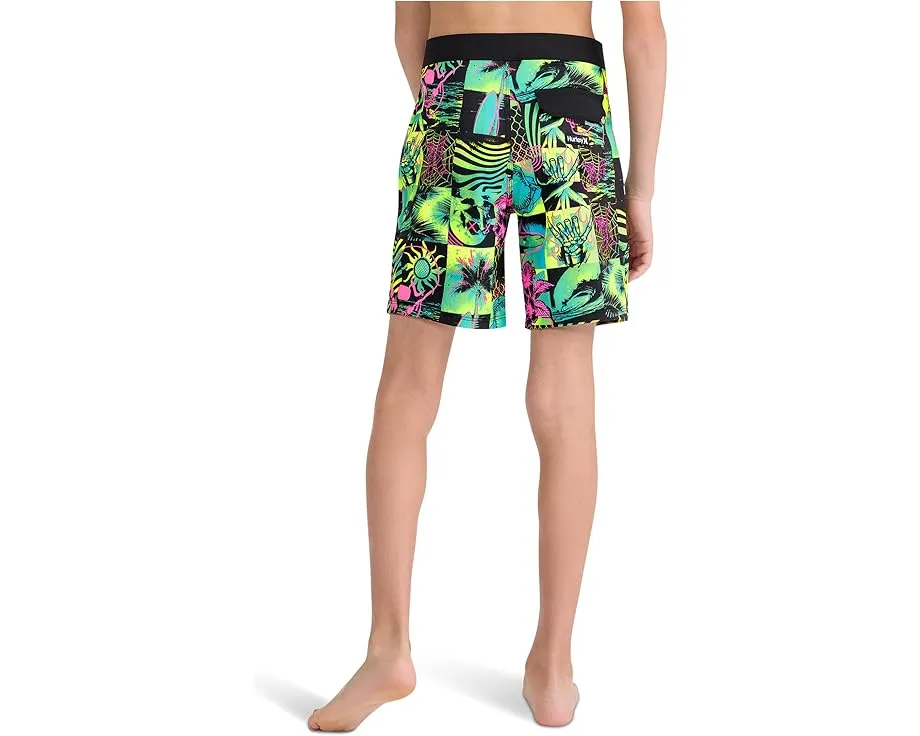 Шорты Hurley Kids Checker Doodle Boardshorts с графическим принтом