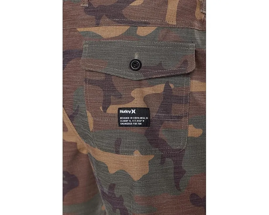 Шорты Hurley Phantom Nomad Walkshorts 19 дюймов (48 см) с камуфляжем