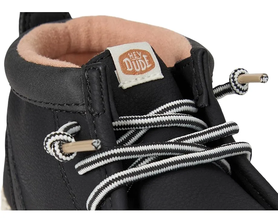 Детские ботинки Hey Dude Kids Wally Mid Classic с подкладкой из полиэстера