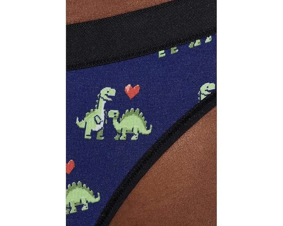 Стринги MeUndies UltraModal Core с принтом динозавров из мягкой ткани