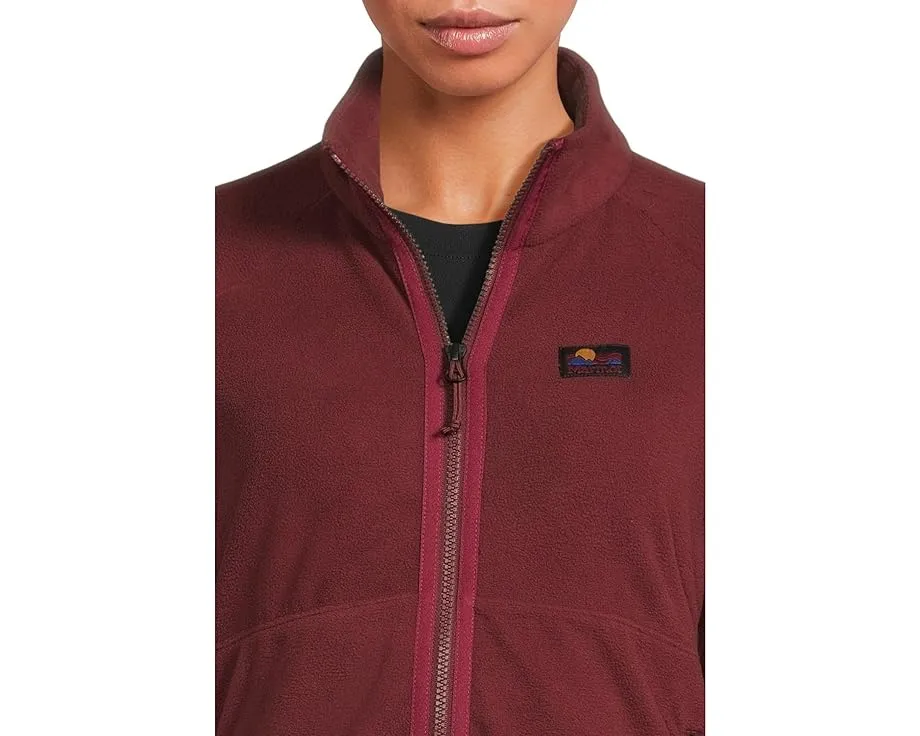 Флисовая куртка Marmot Upward с регланными рукавами и ретро-дизайном