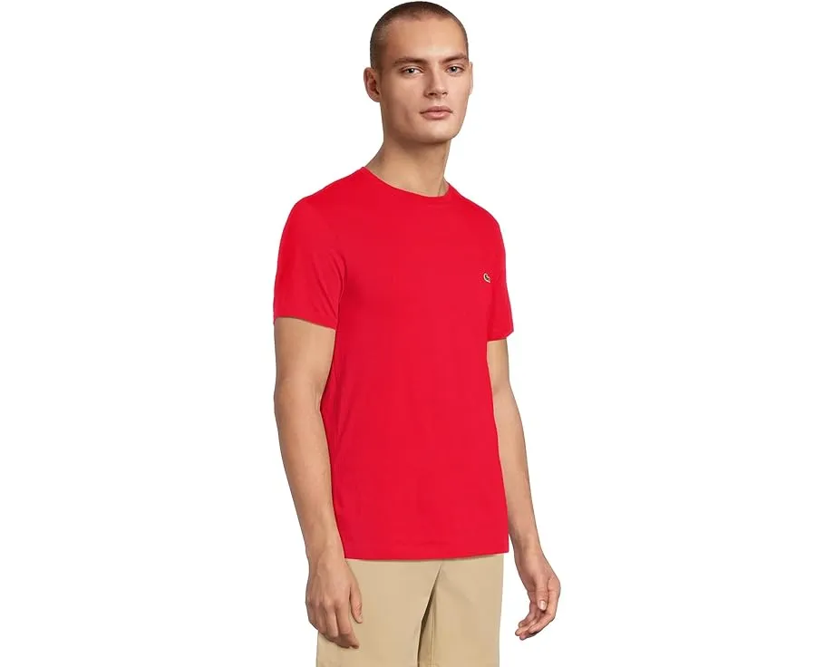 Футболка Lacoste с коротким рукавом из пима-джерси и круглым вырезом