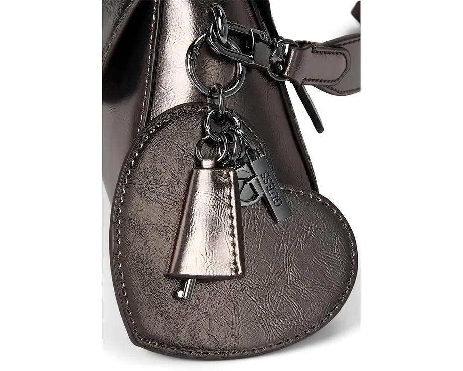 Сумка через плечо GUESS Bolena Flap с магнитной застежкой и съемным шармом