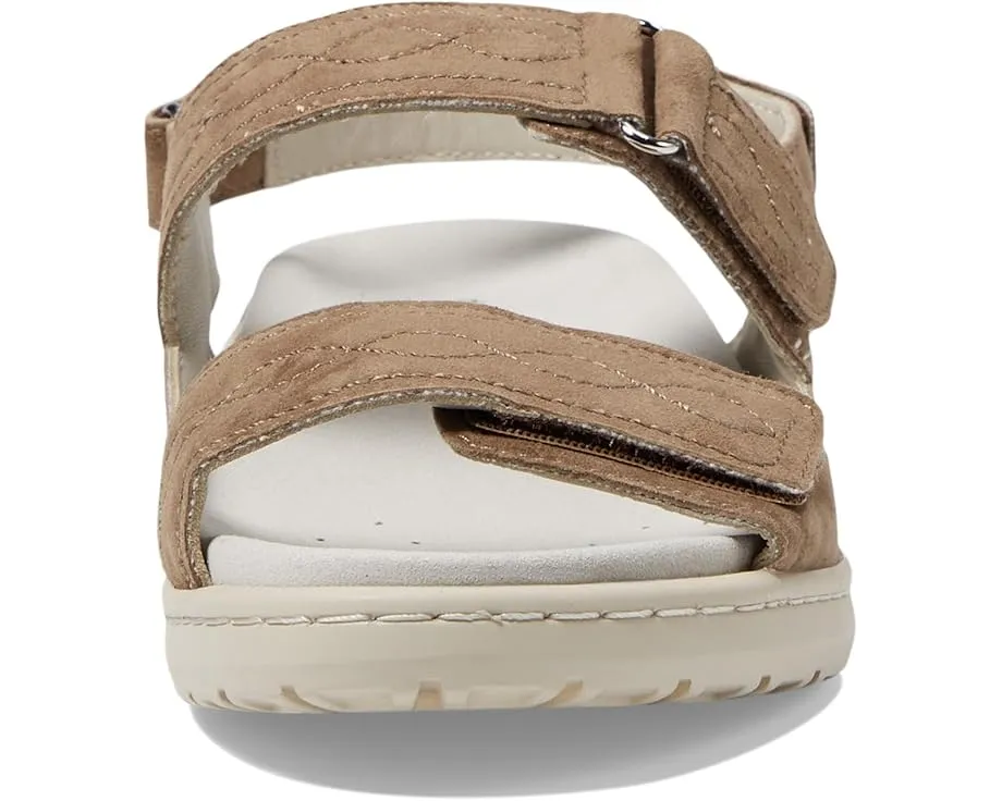 Сандалии Key с тремя липучками и стелькой из замши David Tate