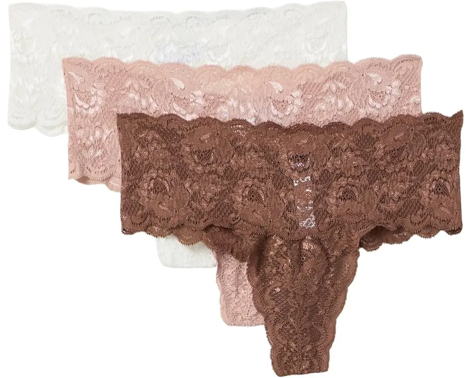 Набор стрингов Cosabella Never Say Never Comfie из Италии с хлопковой ластовицей