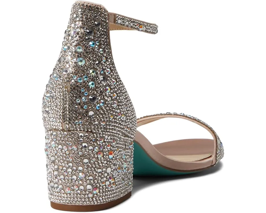 Бренд Blue by Betsey Johnson Босоножки Mari на каблуке с квадратной платформой и стразами