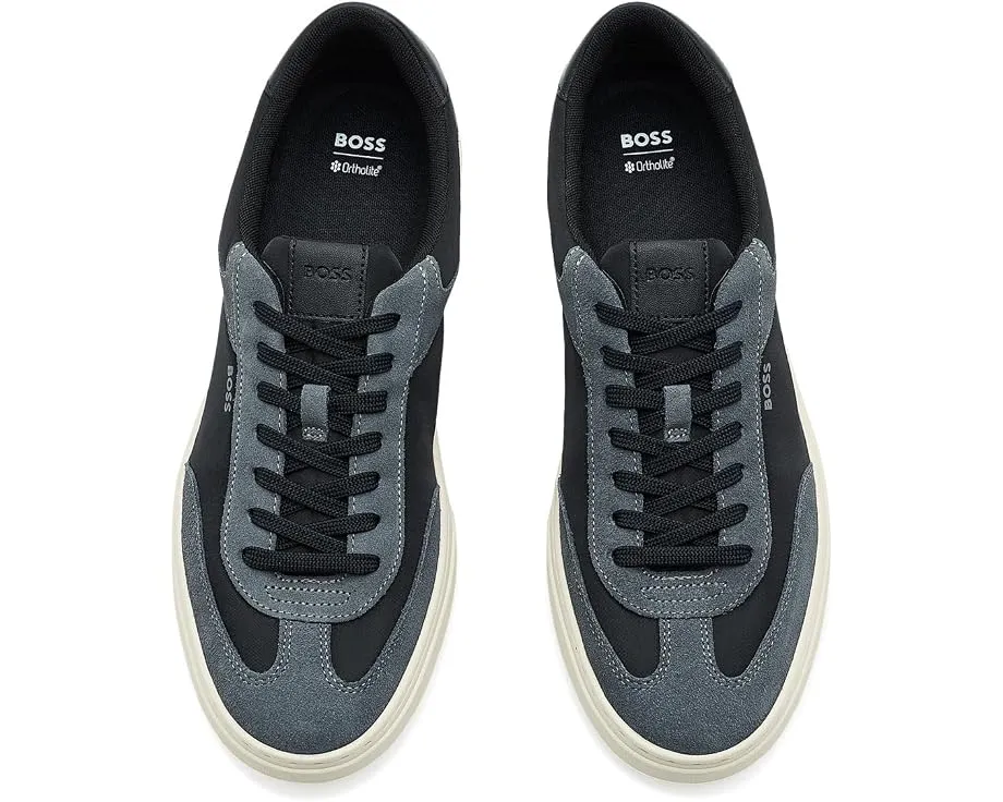 Кроссовки BOSS Kieran Cupsole из замши на платформе