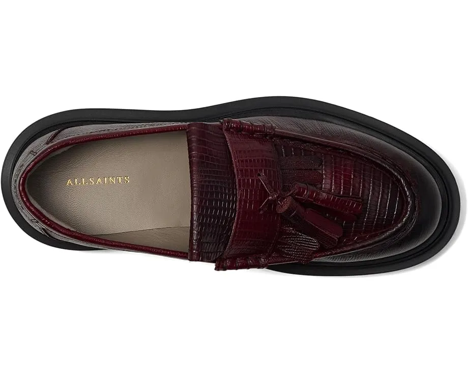 Лоферы AllSaints Beth с кисточками на массивной подошве