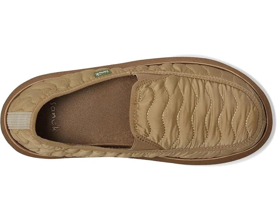 Sanuk Donny Quilted для пляжа с откидным задником и стелькой Soft Top