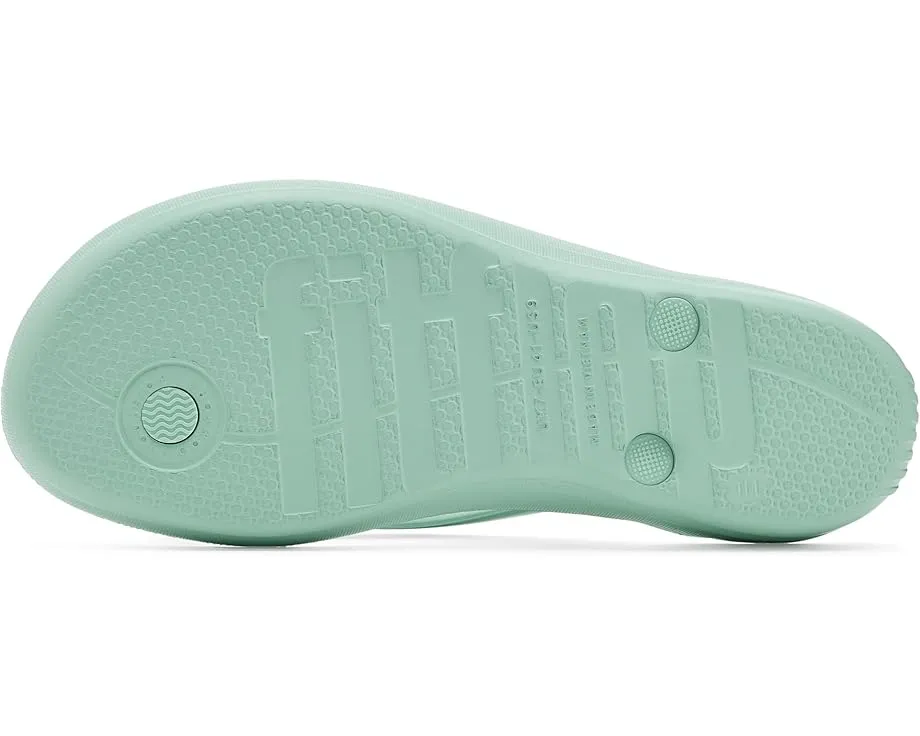 Шлепанцы iQushion Glossy Button FitFlop с резиновым верхом