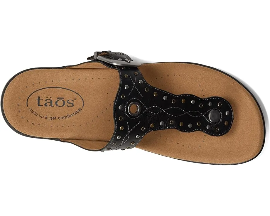 Сандалии Taos Footwear Flash с вышивкой и стелькой Soft Support для поддержки свода