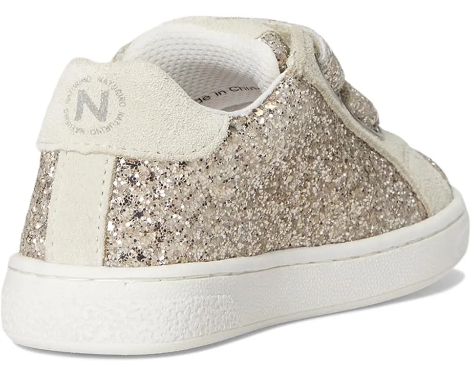 Детские кроссовки Naturino Pinn VL с блестящим верхом и дизайном со звездами